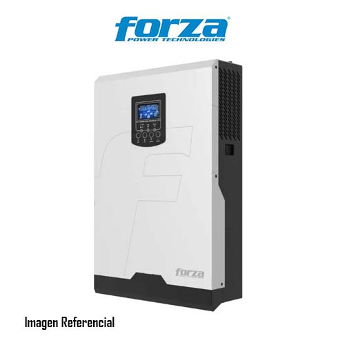 Forza Pulsar Series FIO-P23K24 - Convertidor de corriente CC a CA - CA 230 V - 3000 vatios - 3000 VA - 1 fase - RS-232, USB - negro, blanco