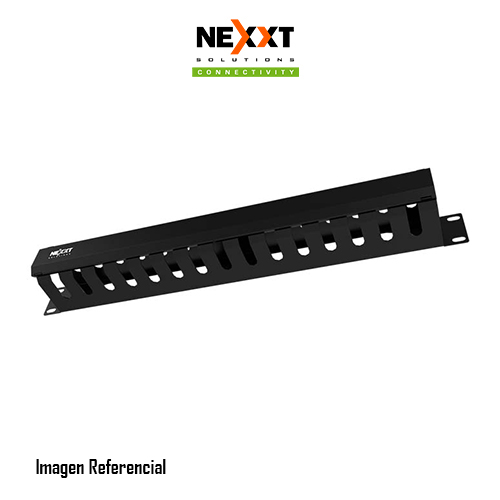 Nexxt Solutions - Conducto de organización de cables de bastidor (horizontal) - 1U - 19"