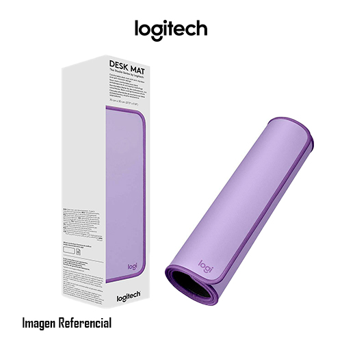 Logitech Studio Series - Teclado y alfombrilla de ratón - base de goma antideslizante, fácil deslizamiento, superficie resistente a salpicaduras - lavanda