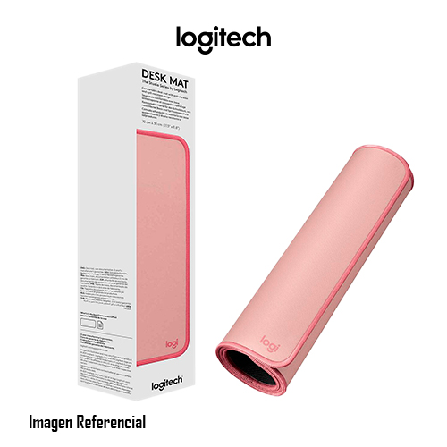 Logitech Studio Series - Teclado y alfombrilla de ratón - base de goma antideslizante, fácil deslizamiento, superficie resistente a salpicaduras - rosa oscuro