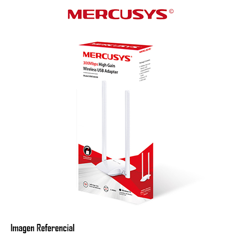 Mercusys MW300UH - Adaptador de red - USB 2.0 - 802.11b/g/n