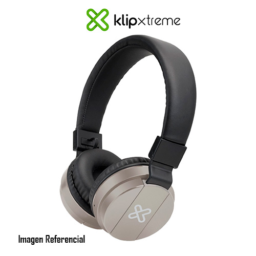 Klip Xtreme - KWH-001SV - Headphones - Para Cellular phone / Para Computer / Para Phone / Para Portable electronics / Para Tablet - Wireless - 16Hrs - Silver