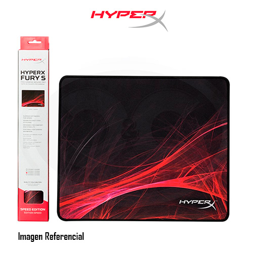HyperX FURY S Gaming - Speed Edition - Alfombrilla de ratón - medio - negro - para OMEN 45L by HP; Victus 15L by HP; OMEN 15, 16; Pavilion 24, 27; Pavilion x360 Laptop