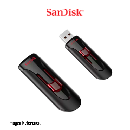 MEMORIA USB SANDISK 32GB CRUZER GLIDE 3.0, USB 3.0, RETRACTRIL - P/N: SDCZ600-032G-G35