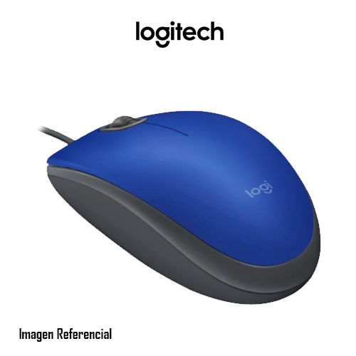 Logitech M170 - Ratón - diestro y zurdo - inalámbrico - 2.4 GHz - receptor inalámbrico USB - azul