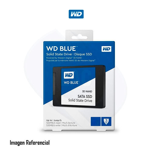 WD Blue 3D NAND SATA SSD WDS200T2B0A - SSD - 2 TB - interno - 2.5" - SATA 6Gb/s