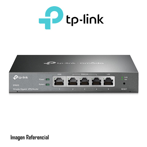 ROUTER VPN TP-LINK ER605 OMADA GIGABIT MULTI-WAN, 3 WAN/LAN P/N:1721500136
