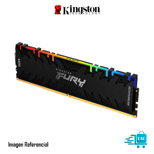 MEMORIA RAM KINGSTON FURY RENEGADE 8GB DIM, DDR4, 3600MHZ, RGB P/N: KF436C16RBA/8