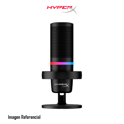 HyperX DuoCast - Micrófono - USB - negro