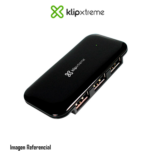 Klip Xtreme KUH-190B - Hub - 4 x USB 2.0 - sobremesa