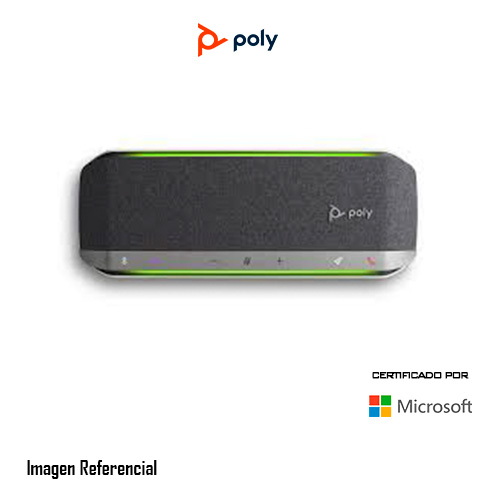 Poly Sync 40 for Microsoft Teams - Altavoz de manos libres inteligente - Bluetooth - inalámbrico, cableado - USB - Certificado para Equipos de Microsoft