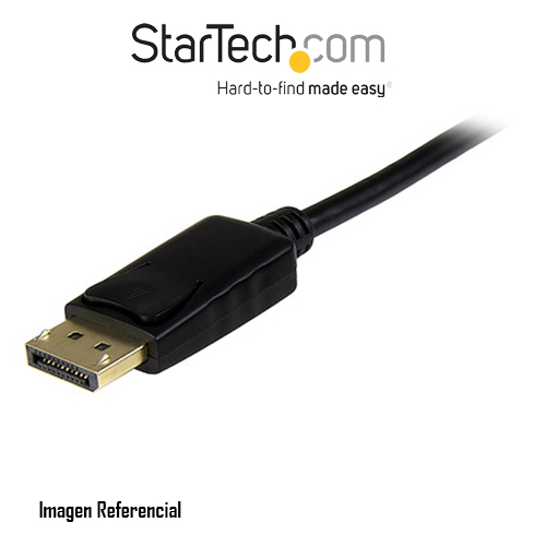 CABLE STARTECH DISPLAYPORT A HDMI 4K 30HZ,  5M COLOR NEGRO P/N: DP2HDMM5MB