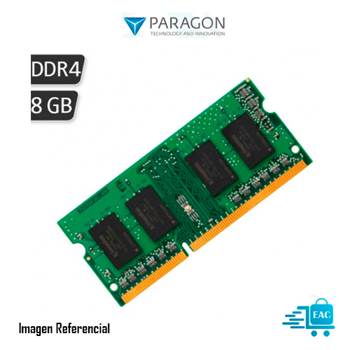 MEMORIA RAM PARAGON SODIMM 8GB 2133MHZ DDR4  PN: PR2133-8G200