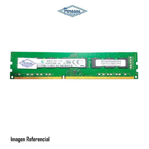 MEMORIA RAM PARAGON DIMM DDR3 8GB 1600MHZ PC3-12800 NON ECC CL11, X8, 1.5V 240 PIN PARA COMPUTADORA P/N: PR1600-8G64