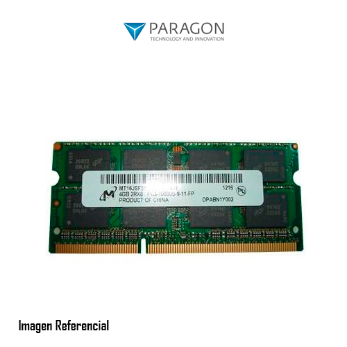 MEMORIA RAM SODIMM PARAGON PARA LAPTOP DDR3 1600MHZ 8GB PARA LAPTOP  P/N:PR1600-8G200