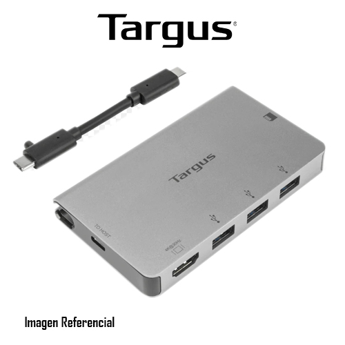HUB TARGUS USB-C 100W MULTI-PORT HDMI/MICRO SD/3 USB-A COMPATIBLE PC/ MAC/ THUNDERBOLT 3 P/N: ACA963BT