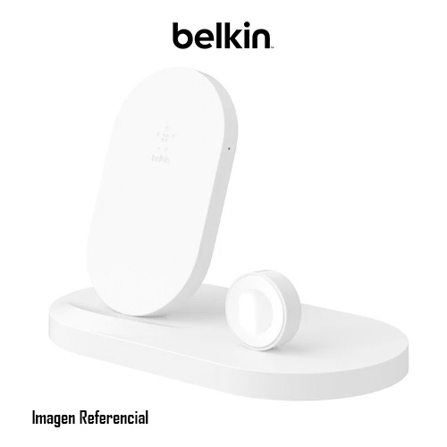 Belkin 3-in-1 - Base de carga inalámbrica - 75 vatios - blanco