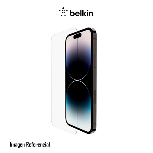 Belkin - Tempered glass - para iPhone 14 Pro - Antimicrobial 