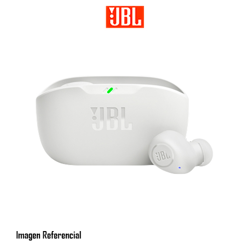 JBL Wave Buds - Auriculares inalámbricos con micro - en oreja - Bluetooth - blanco