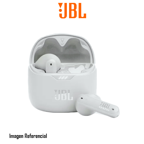 JBL Wave Flex - Auriculares inalámbricos con micro - en oreja - Bluetooth - blanco