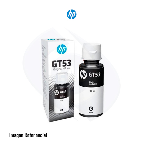 HP - GT53 - Ink cartridge - Black - 1VV22AL - Botella de tinta HP GT53 Negro 4,000 Págs