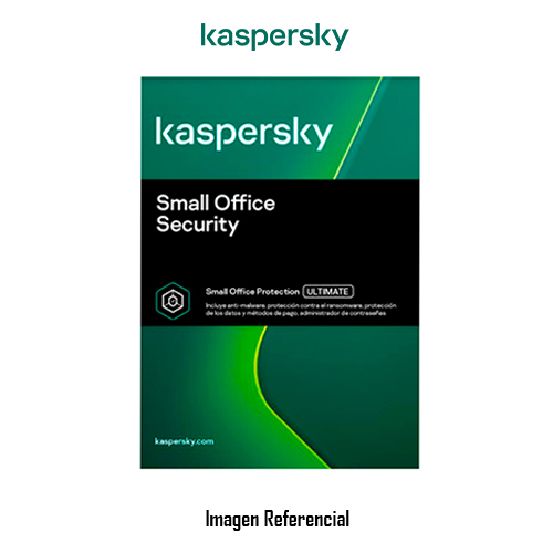 ANTIVIRUS KASPERSKY SMALL OFFICE SECURITY, PARA 5 PCS+1 SERVIDOR LIC 1 AÑO P/N:KL4541DDEFS