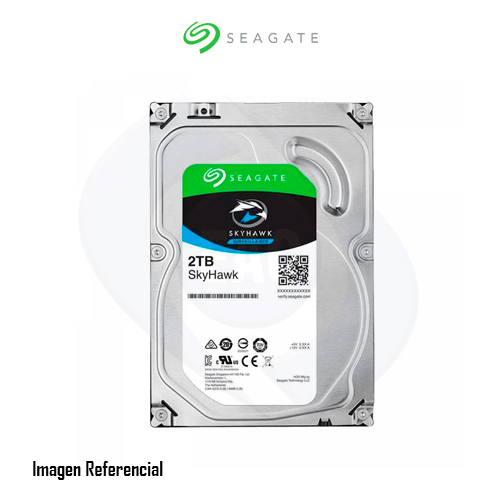 Seagate SkyHawk Surveillance HDD ST2000VX015 - Disco duro - 2 TB - interno - SATA 6Gb/s - búfer: 256 MB