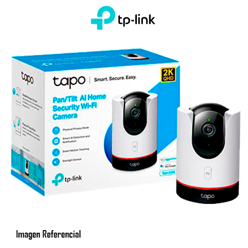 CAMARA TP-LINK TAPO C225 IP WIFI QHD 360º, RESOLUCION 2K, VISION NOCTURNA 4MP,MAX 512GB P/N: 1770500074