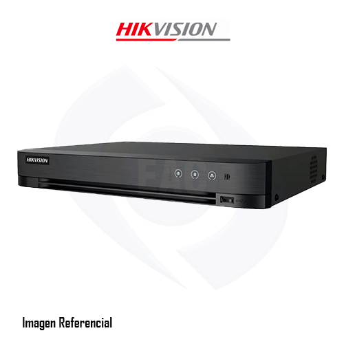 Hikvision Turbo HD DVRs with AcuSense IDS-7216HQHI-M2/S - Unidad independiente de DVR - 16 canales - en red - 1U - montaje en bastidor