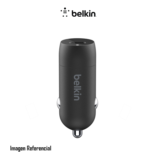 Belkin - Adaptador de corriente para el coche - 30 vatios - 3 A - Fast Charge, Suministro de energía 3.1 (24 pin USB-C) - negro