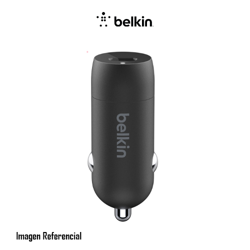 Belkin - Adaptador de corriente para el coche - 30 vatios - 3 A - Fast Charge (24 pin USB-C) - negro
