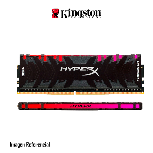 MEMORIA RAM KINGSTON HYPERX PREDATOR, 8GB, DDR4, 3600 MHZ, PC4-28800, CL-17, 1.35V - P/N: HX436C17PB4A/8