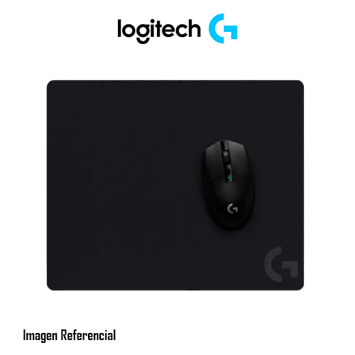 Logitech G G240 Cloth Gaming Mouse Pad, Optimized for Gaming Sensors, Moderate Surface Friction, Non-Slip Mouse Mat, Mac and PC Gaming Accessories, 340 x 280 x 1 mm; - Alfombrilla de ratón - negro