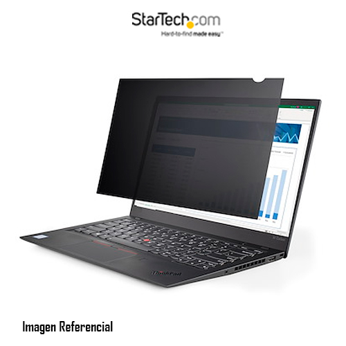StarTech.com 14in Lap14in Laptop Privacy Screen, Anti-Glare Privacy Filter for Widescreen (16:9) Displays, Laptop Monitor Screen Protector with 51% Blue Light Reduction - Reversible Matte/Glossy Sides (14L-PRIVACY-SCREEN) - Filtro de privacidad para portátil (horizontal) - extraíble - 14" - transpar