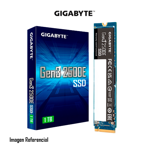 DISCO SOLIDO INTERNO GIGABYTE 2500E 1TB M.2 NVME PCIE 3.0 X4 2280 P/N: G325E1TB