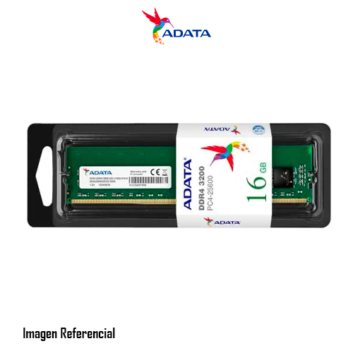 MEMORIA RAM ADATA PREMIER 16GB DDR4 UDIMM 3200MHZ 1.2V - P/N: AD4U320016G22-SGN