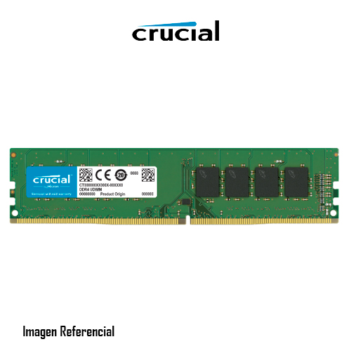 MEMORIA RAM CRUCIAL 16GB DDR4 3200MHZ UDIMM - P/N: CT16G4DFRA32A