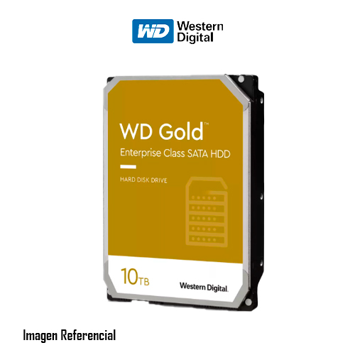 DISCO DURO INTERNO WD WD102KRYZ 10TB 3.5", 7200RPM, SATA 6GBS, CACHE 256MB, GOLD - P/N: WD102KRYZ