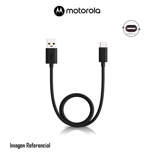 Motorola - Charge/Sync cable - Type C to Type C -1m - Black