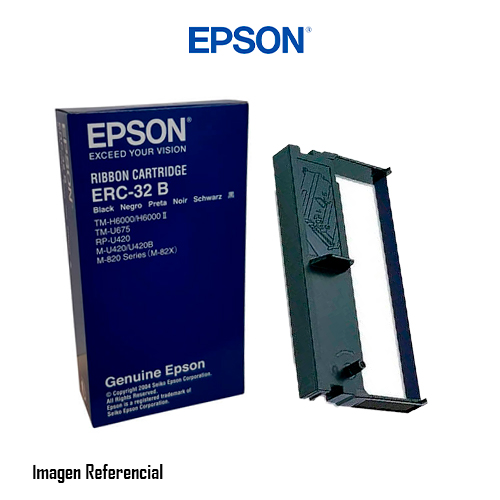 CINTA EPSON ERC-32B TM-U675/H6000 PARA IMPRESORA - P/N: ERC32B