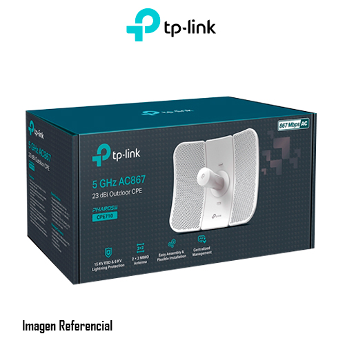 ACCESS POINT TP-LINK CPE710 5GHZAC 867MBPS 23DBI 2X2 MIMO OUTDOOR CPE EXTERIOR - P/N: CPE710
