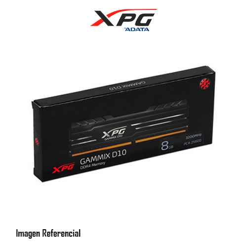 DDR4 XPG GAMMIX D10 8GB 3200MHZ BLACK AX4U32008G16A-SB10