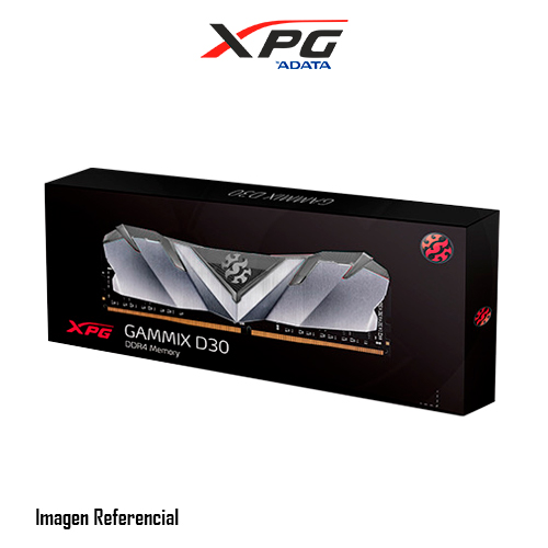 DDR4 XPG GAMMIX D30 8GB 3600MHZ SILVER/BLACK AX4U36008G18I-SB30