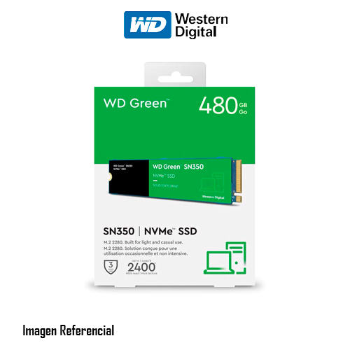 SSD 480GB M.2 2280 WESTERN DIGITAL GREEN SN350 WDS480G2GOC