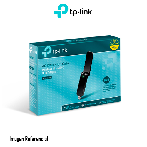 TP-Link Archer T4U - Adaptador de red - USB 3.0 - Wi-Fi 5