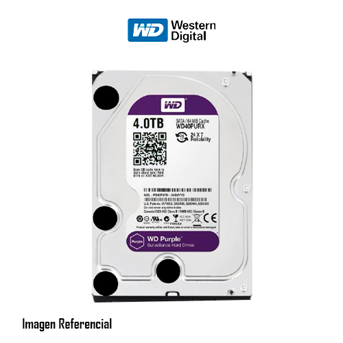 Disco duro Western Digital WD Purple 4TB SATA 6.0 Gb/s 256MB Cache 5400 rpm 3.5.
