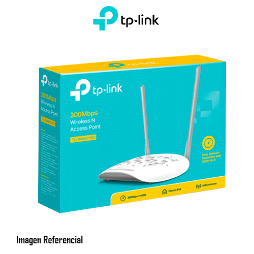 ACCESS POINT TP-LINK TL-WA801ND 2.4GHZ 300MBPS, 30M, 2 ANTENAS - P/N: TLWA801ND