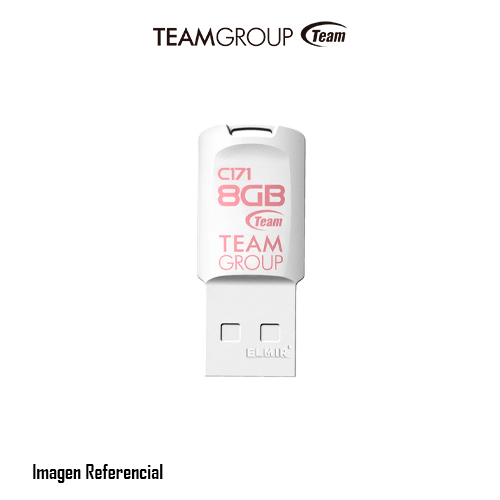 MEMORIA USB 8GB C171 2.0 TEAM GROUP (TC1718GW01) BLANCO