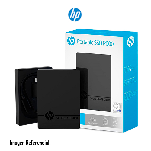 DISCO SOLIDO EXTERNO, HP P600, 1TB USB 3.1 TIPO-C - P/N: 3XJ08AA#ABL