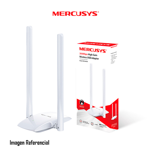 Mercusys MW300UH - Adaptador de red - USB 2.0 - 802.11b/g/n